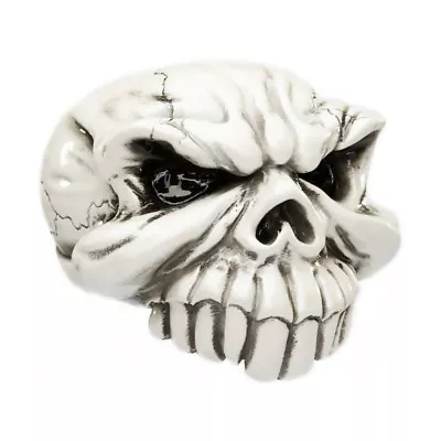 Shift Knob Gear Shift White Skull Custom Handmade Art Mooneyes Speed Equipment • $90