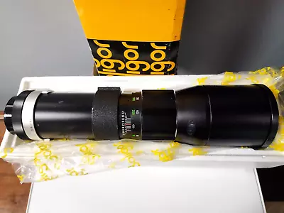 $37.46 • Buy Soligor Telephoto 400mm F6.3 With Built In Hood