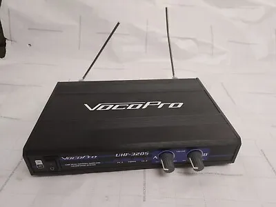 VocoPro UHF-3205  Dual-Channel Wireless Microphone Receiver Uhf3205 • $32