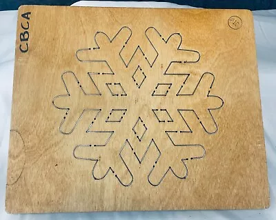 ACCUCUT Snowflake #4 Wooden Die Cuts Ellison Scrapbooking Educational S1603J • $33