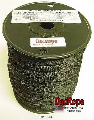500' 1/8  100% Dacron Polyester Antenna Support Rope Dipole & Wire Antennas  • $59.95