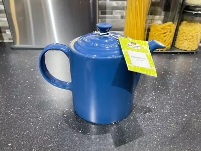 Le Creuset New Ceramic Stoneware Navy Blue 1.3L Grand Teapot RRP £50 • £35