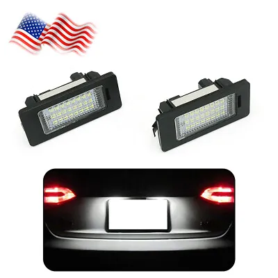 2PCS White 6000K LED License Plate Lights For BMW E70 E71 E61 E60 M5 E90 E92 E39 • $11.85