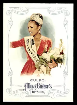 2013  Topps Allen & Ginter #124 Olivia Culpo Rookie Card MISS UNIVERSE • $1.99