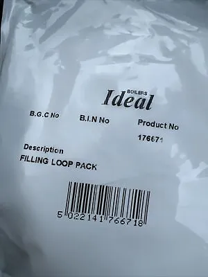 £30 • Buy Ideal Filling Loop Pack - Logic 176671 H78119 - Genuine Part. Brand New