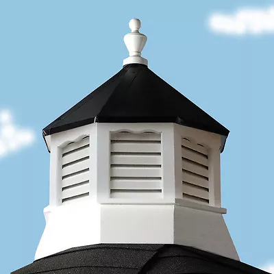 Accentua Sierra Vinyl Cupola With Finial 20 In. Octagon 27 In. High  • $419