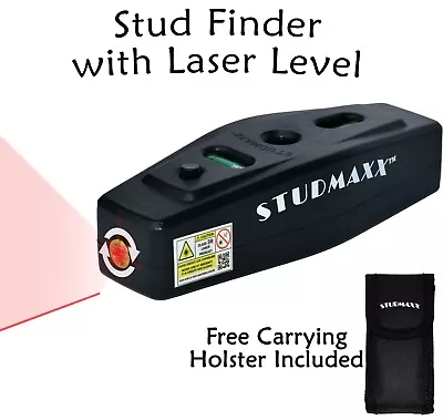 Stud Finder With Laser Level. Magnetic Stud Detector With Laser Level Tool! • $14