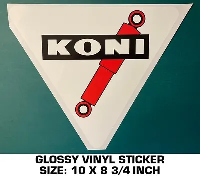 Koni Shock Vinyl Decal Sticker-trans Am - Nascar - Drag - Scca - Vintage Racing • $12.50