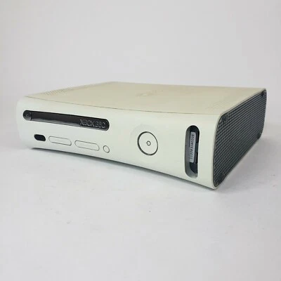 Microsoft Xbox 360 White Console Only No HDD For Parts Stuck Tray Powers On! • $34.99