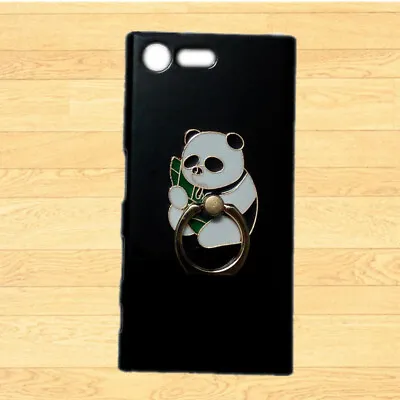 For Various Phones 3D Panda Finger Ring Stand Holder Black Hard Back Case Cover • $6.98