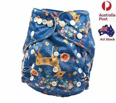 New Reusable Modern Baby Cloth Nappies Diapers Adjustable Newborn Nappy (D91) • $10.99