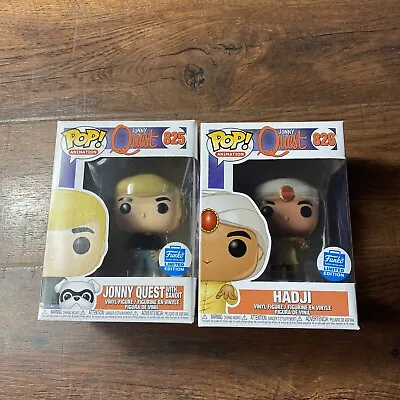 Funko Pop! Cartoons Jonny Quest & Hadji Funk Shop Exclusives New Mint Rare • $50