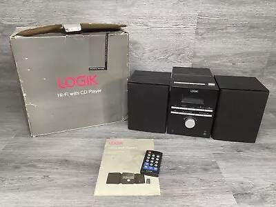 Logik LCDHF512 Micro HIFI System CD Player Radio With Remote Boxed • £26.99