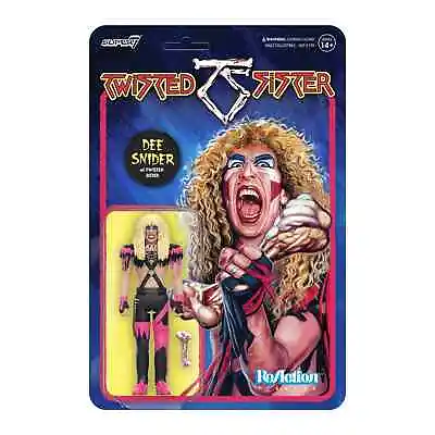 Dee Snider - Twisted Sister -  Wave 1 - ReAction - Super7 - Unpunched • $24.95