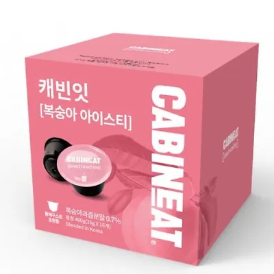 [CABINEAT] Dolce Gusto Tea Capsule / Peach Ice Tea / 16cap - Korea Food • $37