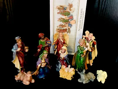 Fab “kerstalfiguren”  Ceramic Nativity Set 11 Piece 🌸brand New & Boxed • £8.99