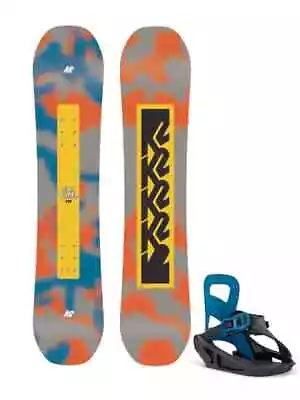 K2 Kids Mini Turbo Snowboard And Binding Package - 2024 • $311.08