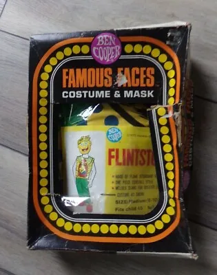 Vintage 1973 FRED FLINTSTONE Ben Cooper Halloween Costume In Box Never Worn 8-10 • $29.74