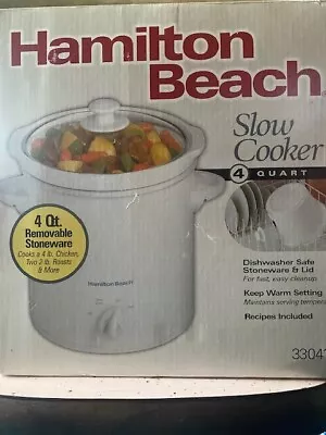 Hamilton Beach 4 Quart Slow Cooker Crock Pot NEW IN BOX • $15