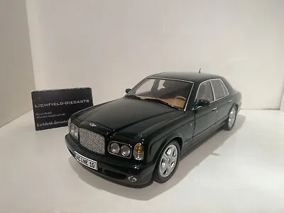 Minichamps 1:18 STUNNING BENTLEY ARNAGE T 2002 GREEN METALLIC 2002 VERY RARE • $252.64