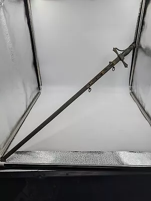 Antique  MASONIC LODGE  KIGHTS TEMPLAR SWORD Circa Early 1900s 36  Long • $100