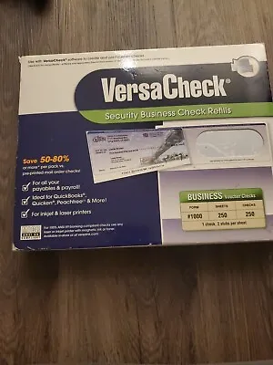 VersaCheck Security Business Check Refills Form #1000 Voucher - 250 Ct • $12