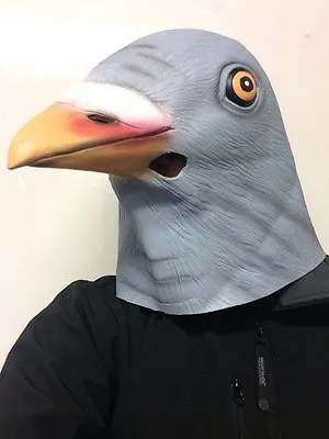 Pigeon Mask Latex Full Head Fancy Dress Party Stag Animal Masks • $55.70