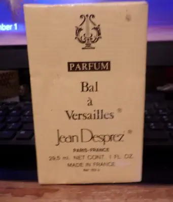 BAL A VERSAILLES BY JEAN DESPREZ PARFUM 29.5 ML/1 FL. OZ Vintage In Sealed Box • $500