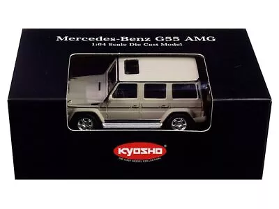 Mercedes Benz G55 AMG Gray 1/64 Diecast Model Car By Kyosho • $35.67