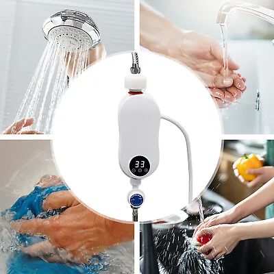 Tankless Water Heater110V 3500W Mini Electric Tankless Instant Hot Water Heater • $69