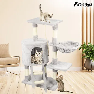 £32.99 • Buy Large Cat Tree Activity Centre Multilevel Scratching Post Soft Climbing Tower