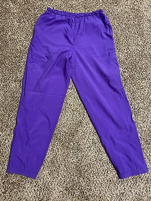 Vintage Head Sports Wear Tennis Size Lg Jogger Pants Lined Purple Women’s • $5.97