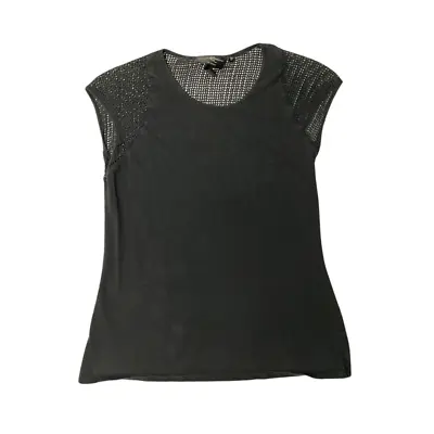 Alexander McQueen For Target Black KNIT Y2K Vintage Cotton Shirt Top Tee M • $25