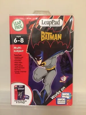 New LeapFrog LeapPad WB 'Batman' Multi-subject Interactive Book And Cartridge • £7.50