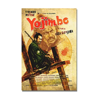 Yojimbo Japan Movie Poster Classic Film Painting Room Wall Art Decor 24x36 Inch • £7.88