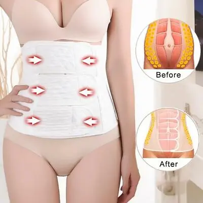 Post C-Section Recovery Belly Band Wrap Abdominal Binder Cesarean Section Belt • £7.61