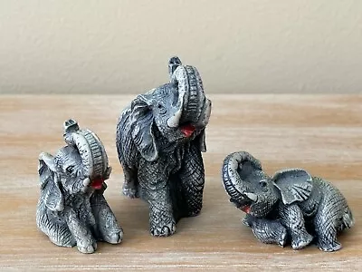 Vintage Elephant Figurines (Lot Of 3) • $7