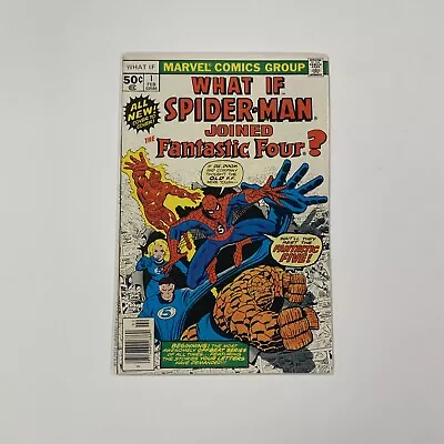 What If...? #1 1977 VF Spider-Man Joined The Fantastic Four  • £50