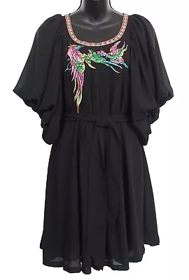 Matthew Williamson H&M 100% Silk Embroidered Dress Size US 2 • $70