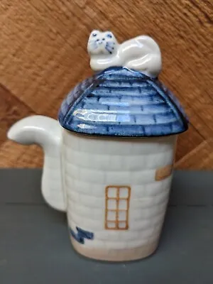 Miniature Cat House Ceramic Creamer Kitchen  • $8