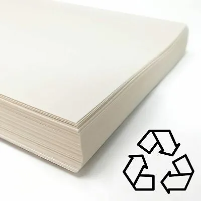 Recycled White Cartridge Paper 140gsm Art Paper 100% British  A1 A2 A3 A4  • £6.79