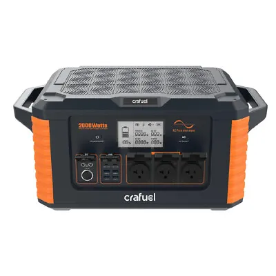 1000W 1200W Portable Power Station Solar Generator 2264Wh Backup Battery Lithium • $599