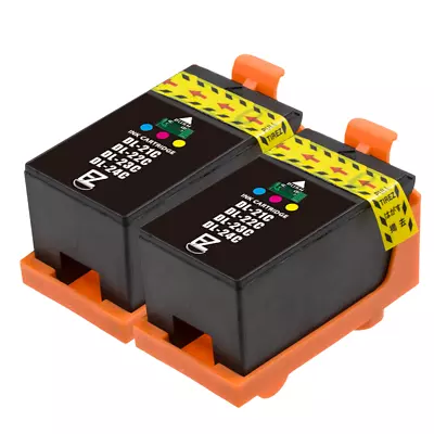 $7.98 • Buy 2PK Series 21 22 23 24 Color Ink Cartridges For Dell P513w V515w V313 V313w