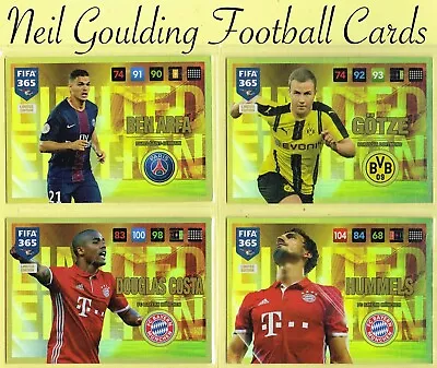 Panini FIFA 365 2016-2017 ☆ LIMITED EDITION ☆ Football Cards • £0.99