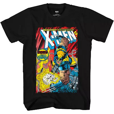 Marvel Comics X-Men Battle Royale: Wolverine Vs Ghost Rider Adult T-Shirt • $22.95