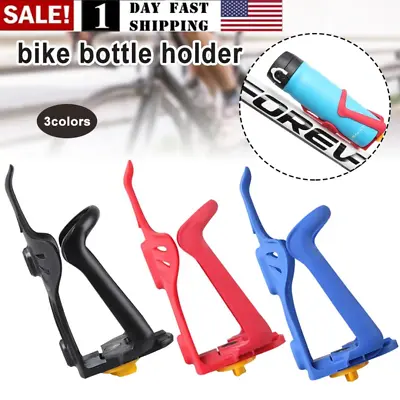 Cycling Bike Water Bottle Holder Mount Handlebar Bicycle Drink Cup Bottle Cage • $7.97
