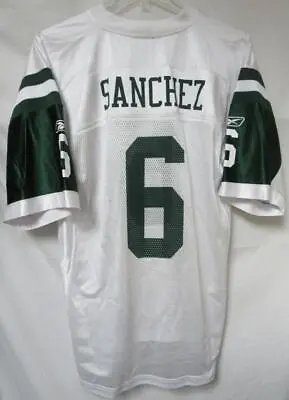 New York Jets #6 Sanchez Men's Size Large Jersey C1 3751 • $21.24