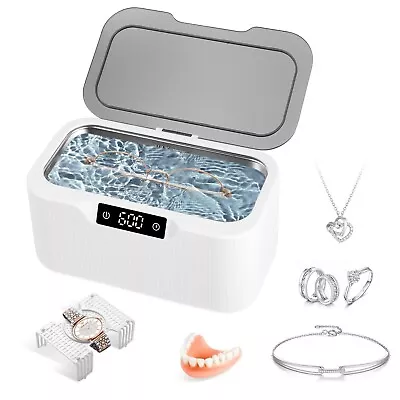 Ultrasonic Jewelry Cleaner 500MLProfessional Ultrasonic Cleaner 4 Modes Dig... • $55.44