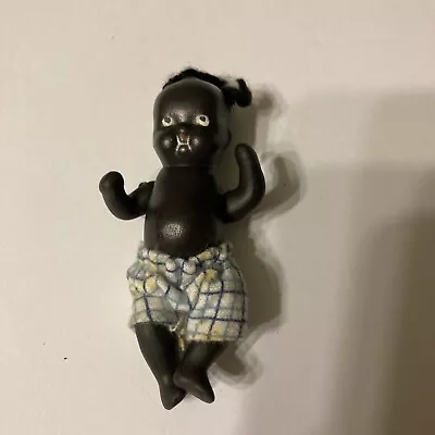 Vintage Porcelain  Made In Occupied Japan  Black Africa American Baby Doll 4   • $25