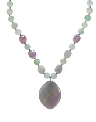 Lola Rose Liley Necklace Rainbow & Green Fluorite Rrp £95 • £55